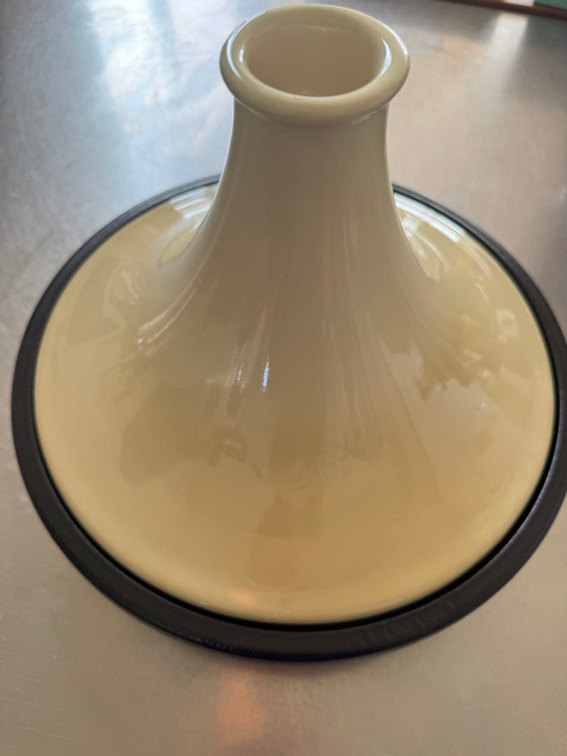 Le Creuset タジン鍋 クリーム色 31センチ