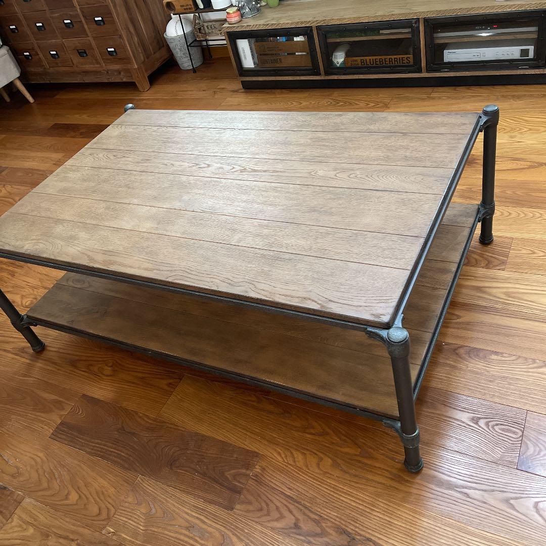 大塚家具 センターテーブル アイアンテーブル アンティーク調家具 オシャレ