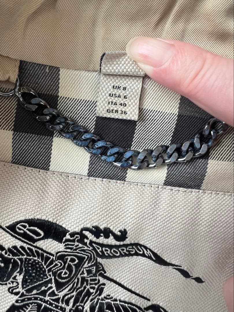 BURBERRY トレンチコート UK 8 ベージュ