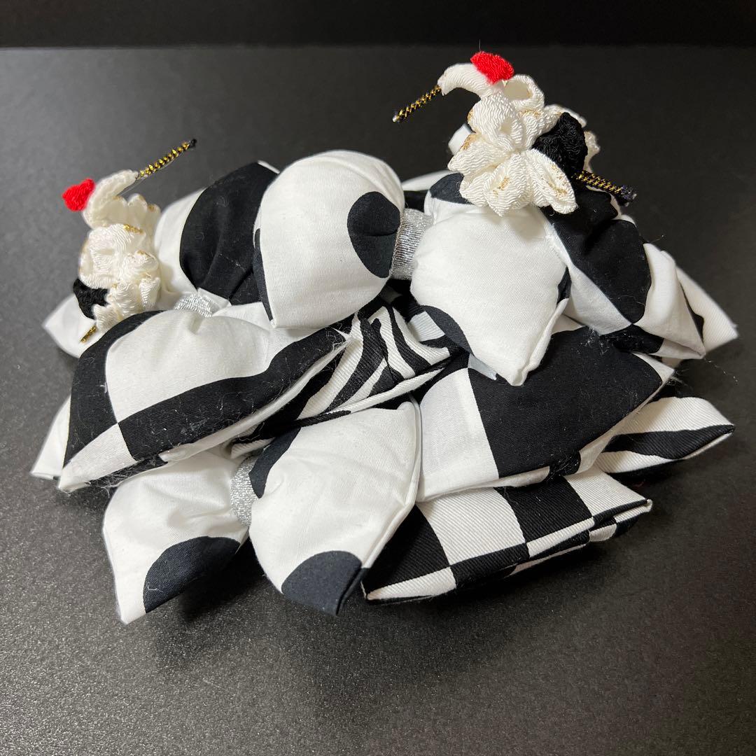 髪飾り・かんざし・成人式・結婚式・つまみ細工・豪華・派手・ヘッドドレス・振袖・鶴