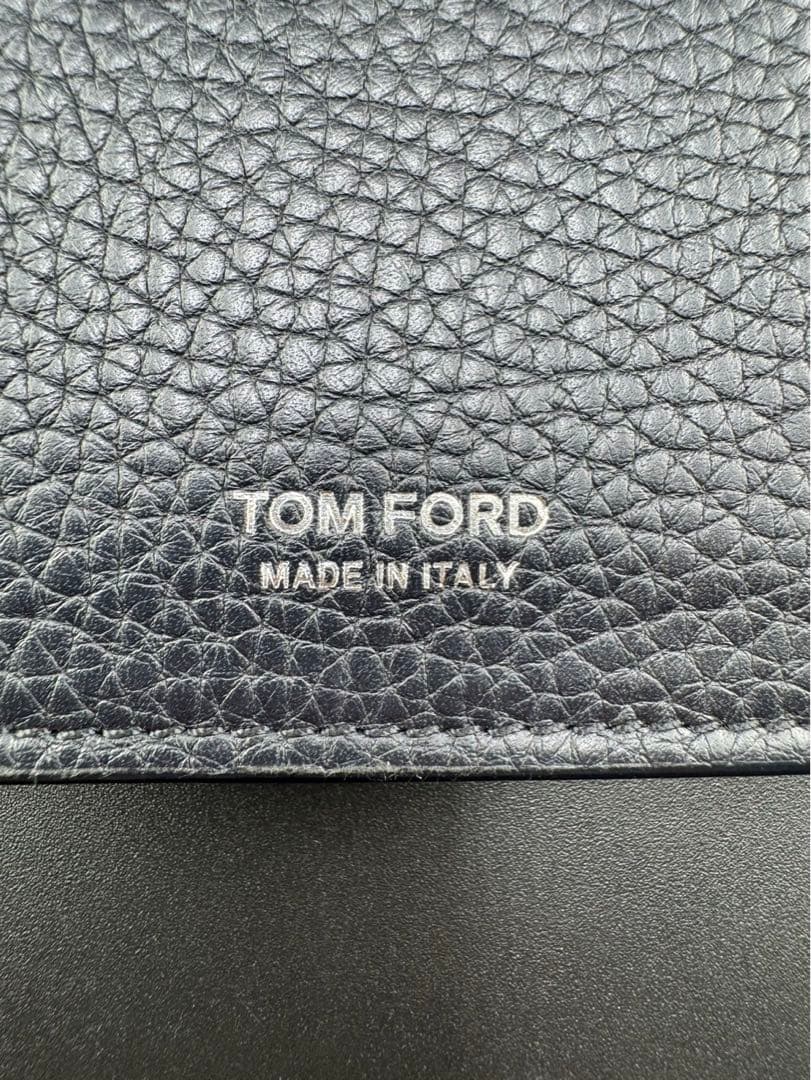 【未使用品】トムフォード　TOM FORD 長財布　ブラック　牛革
