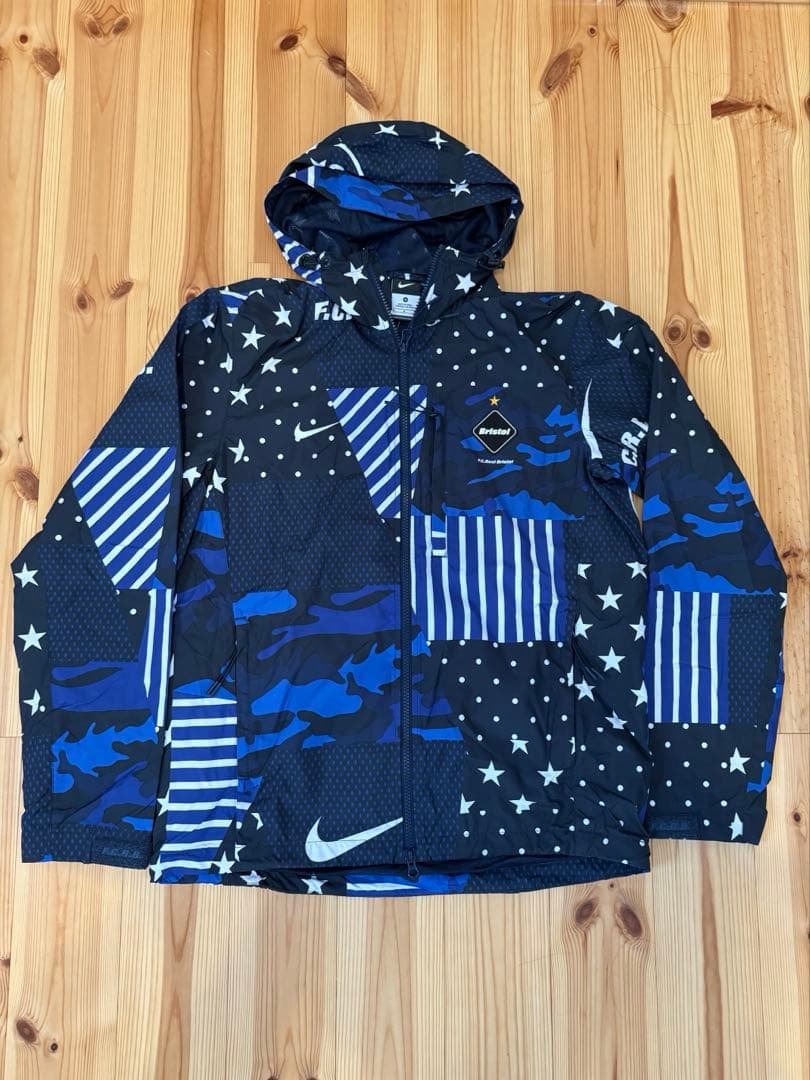 0*1様 FCRB WOVEN PRACTICE JACKET NAVY