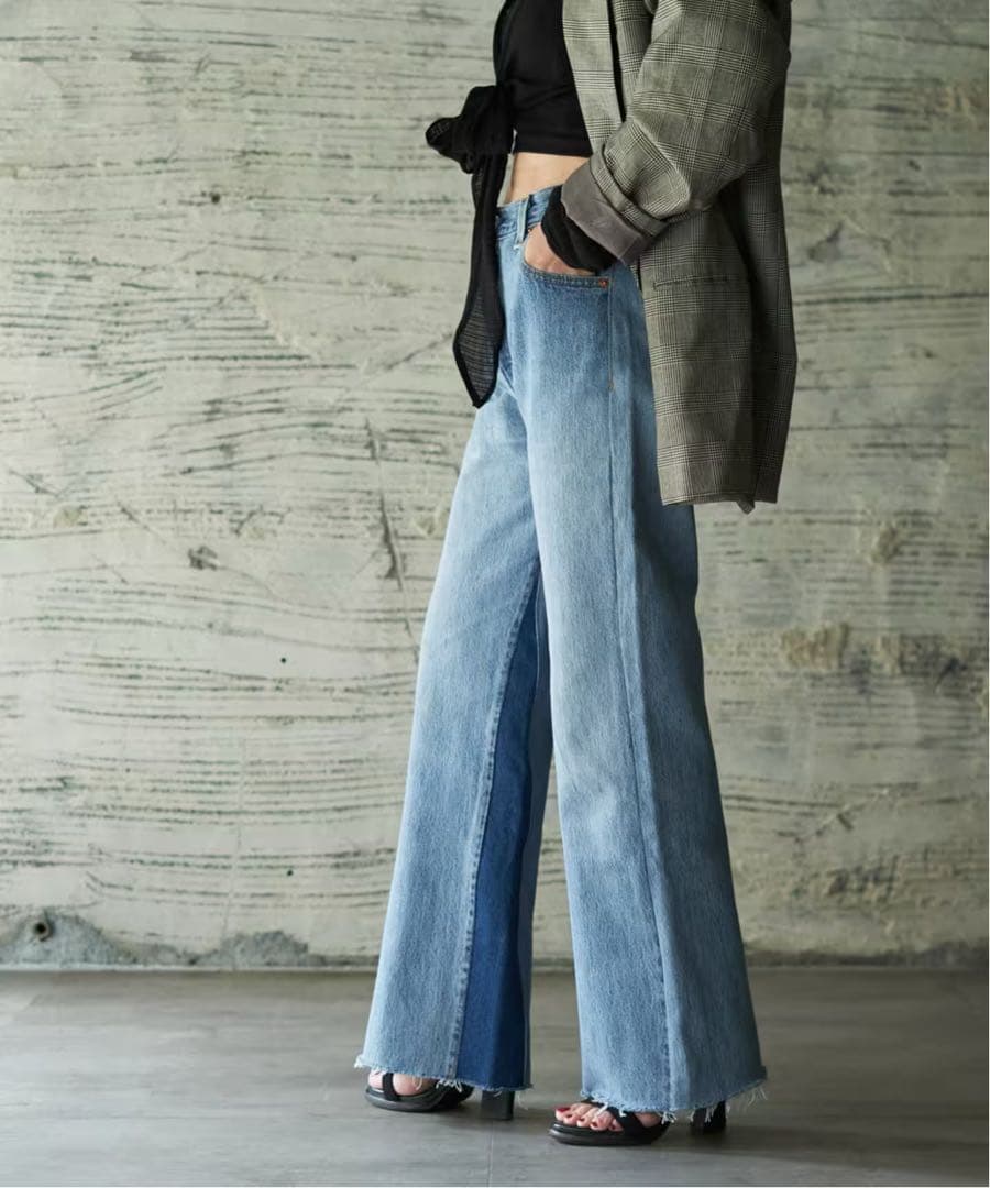 Plage 別注 RE/DONE HIGHRISE FLARE デニム