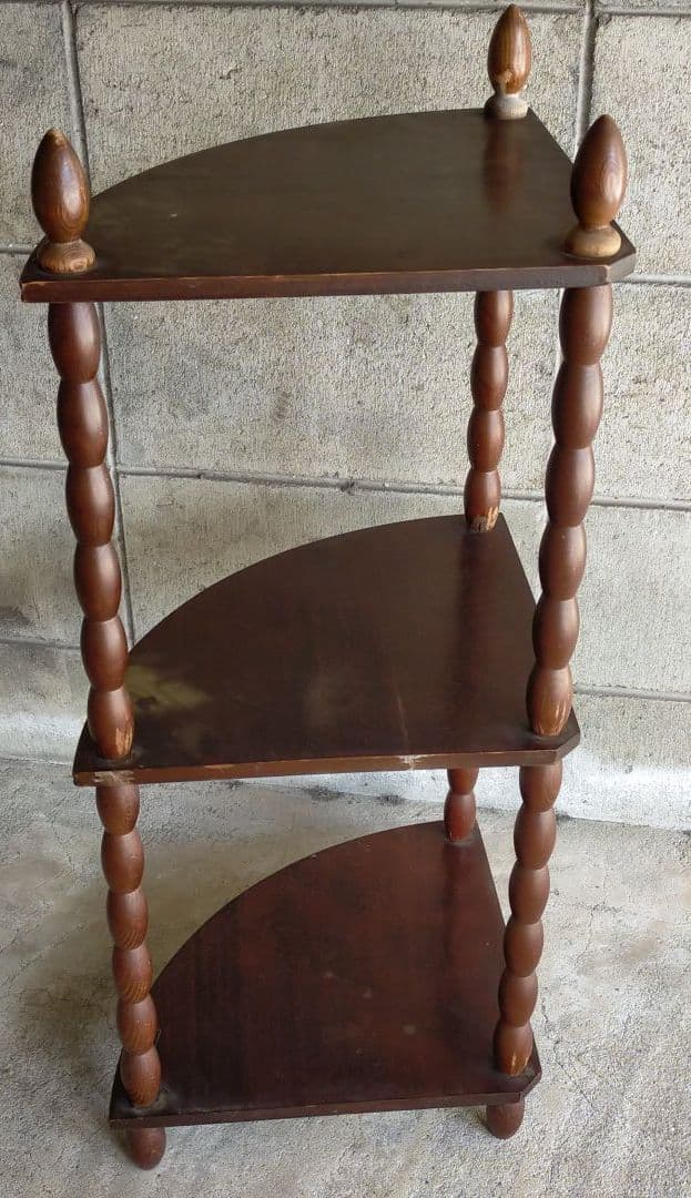 昭和レトロ・ナジコ・棚・飾り棚・コーナラック・古道具・アンティーク