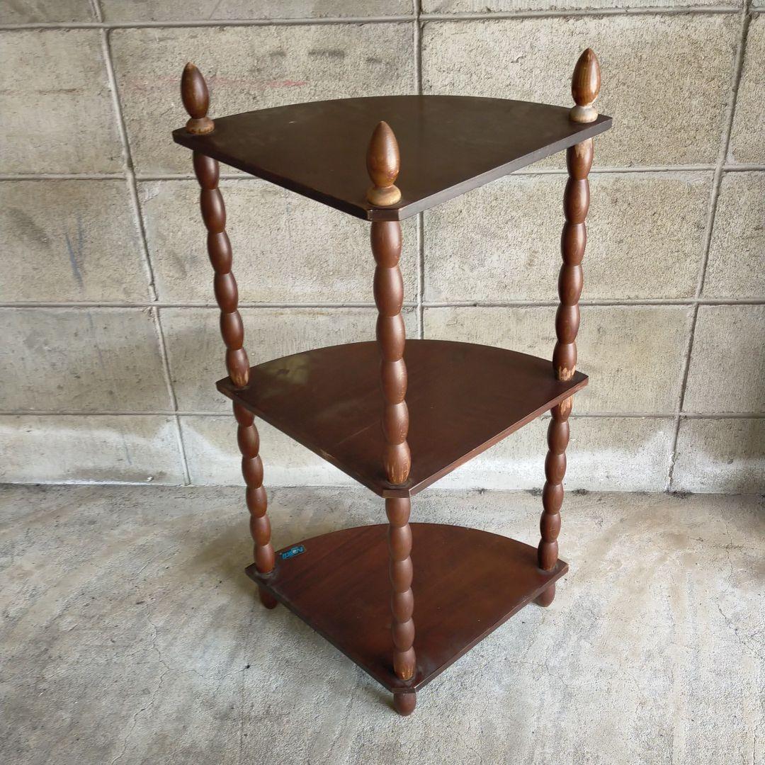 昭和レトロ・ナジコ・棚・飾り棚・コーナラック・古道具・アンティーク