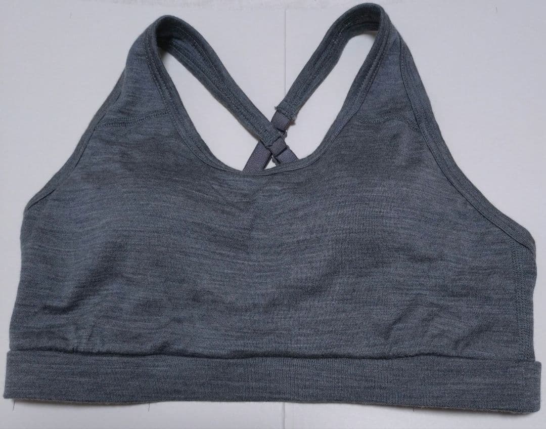 コトリワークス スポーツブラ ウォッシャブルウール天竺 グレー