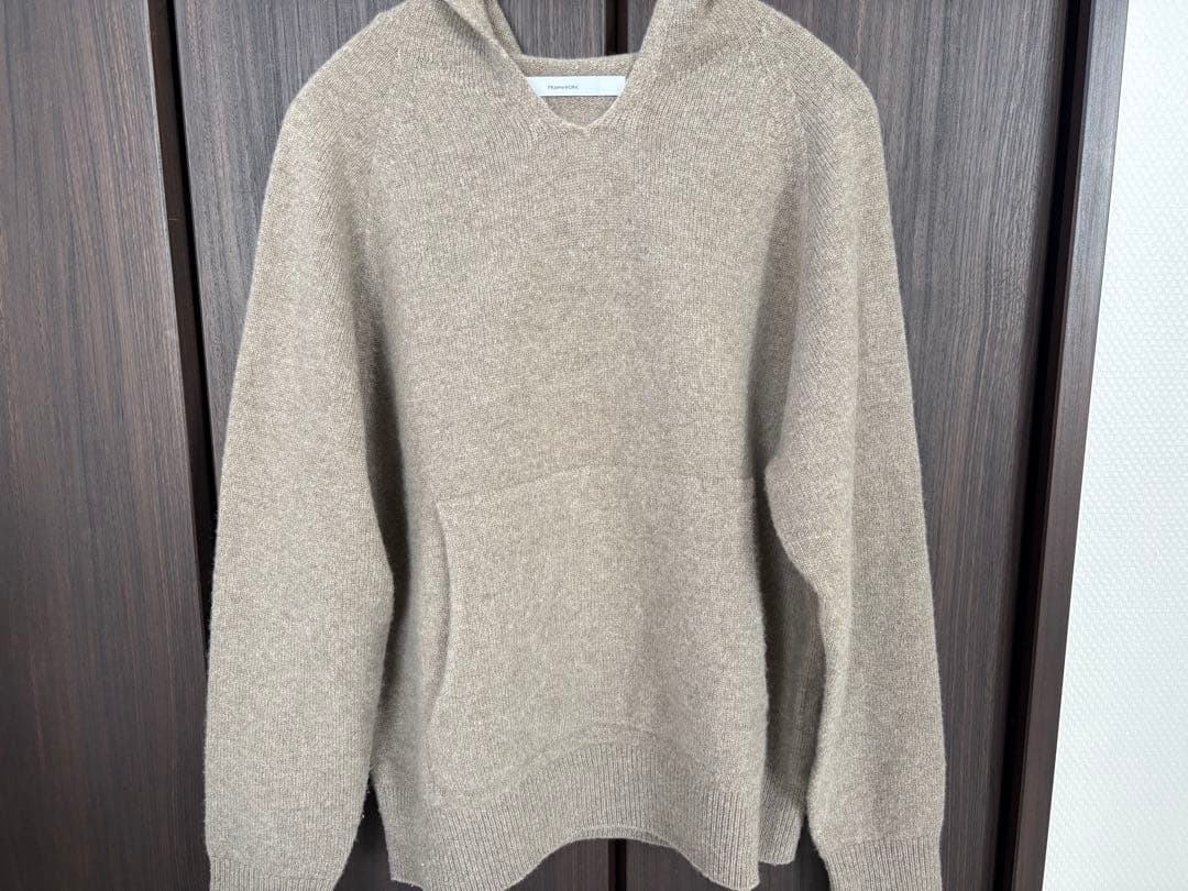 【完売品】FRAMeWORK フレームワーク　圧縮ウールフードプルオーバー