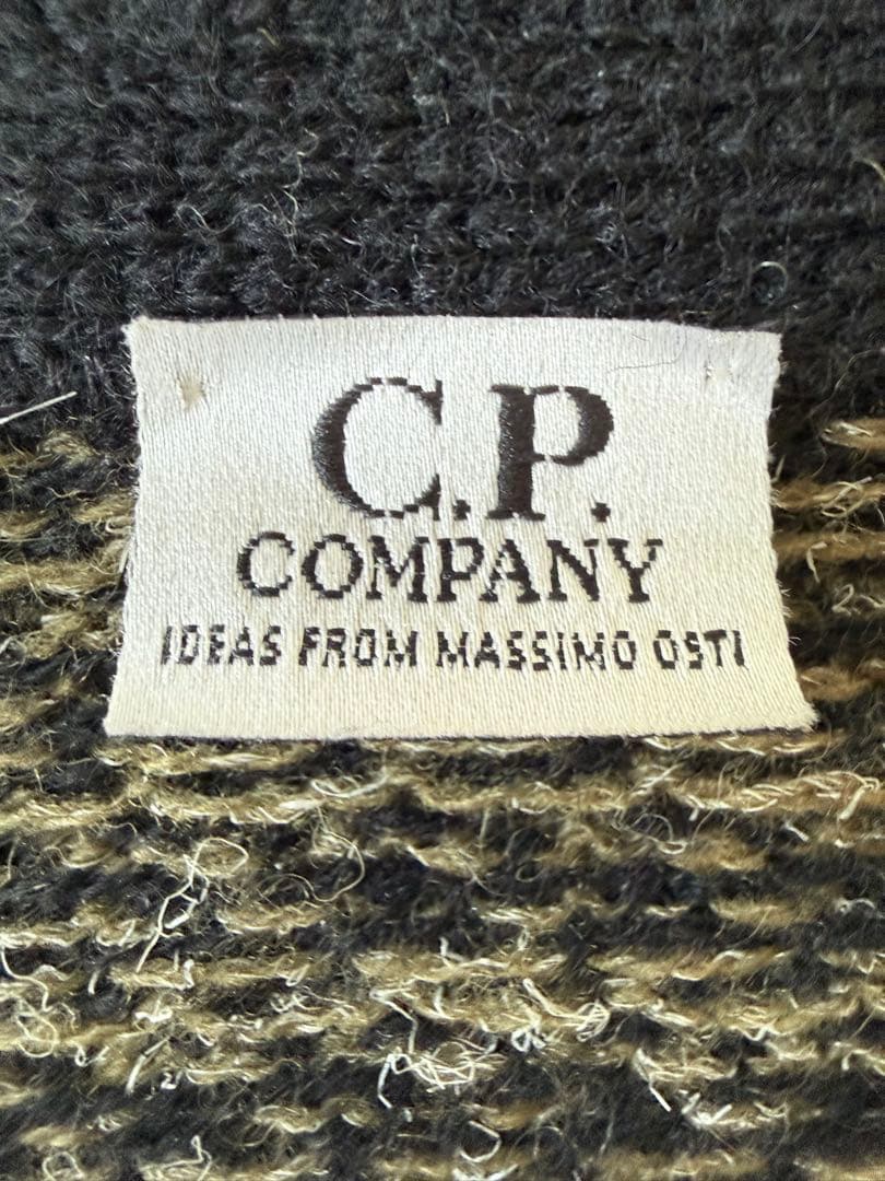 CP Company 90s前半　ハンドトゥース　カーディガン　マッシモオスティ