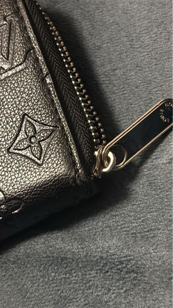 なLouis Vuitton ブラック 長財布　美品✨