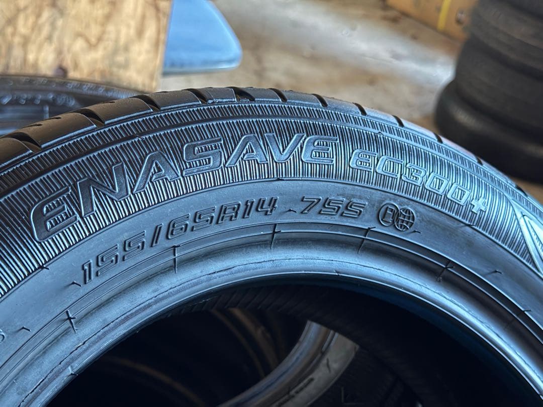 タイヤ・ホイール (582)155/65R14 DUNLOP ENASAVE EC300+