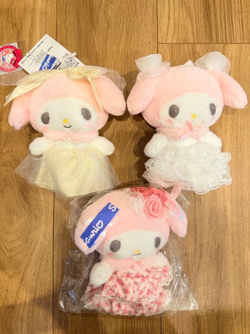 マイメロ　マスコットホルダー　レディマイメロディ　サンリオ　3点