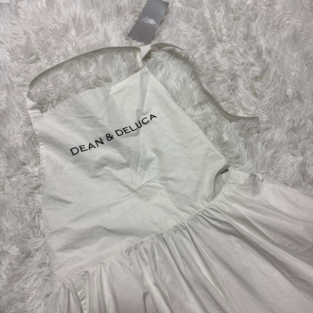 最終値下☆ 新品タグ付☆ DEAN&DELUCA ギャザーエプロンドレス