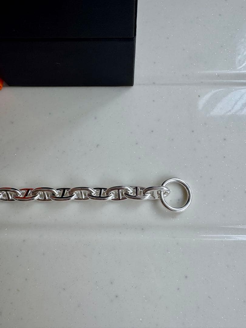 HERMES エルメスシェーヌダンクルMM18 925ブレスレット 新品 希少