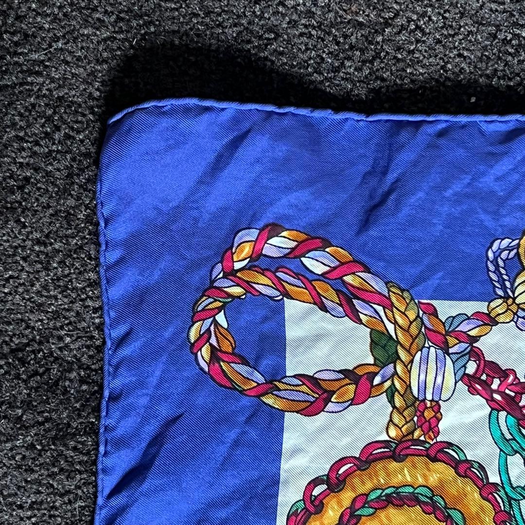HERMES エルメス 大判スカーフ カレ 90 ティンパニ