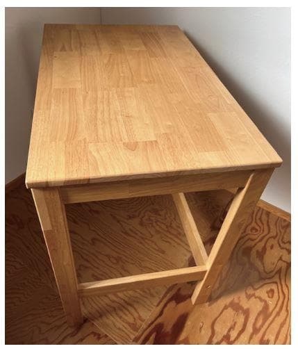 無印良品 無垢集成材 コンパクトデスク 幅80cm×奥行50cm×高さ70cm