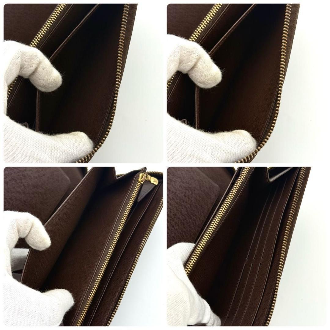 ルイヴィトン【最高級美品】ダミエ　エベヌ　ジッピーオーガナイザー　メンズ　長財布