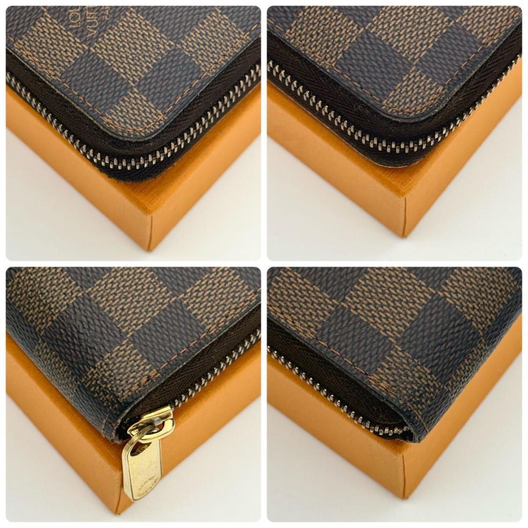 ルイヴィトン【最高級美品】ダミエ　エベヌ　ジッピーオーガナイザー　メンズ　長財布