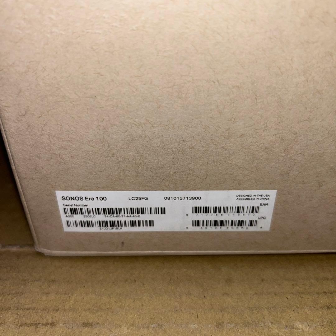 Sonos Era 100 ブラック