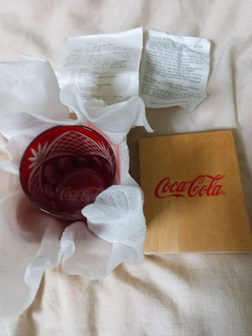 コカ・コーラ非売品　太武朗工房　江戸切子「琥珀」