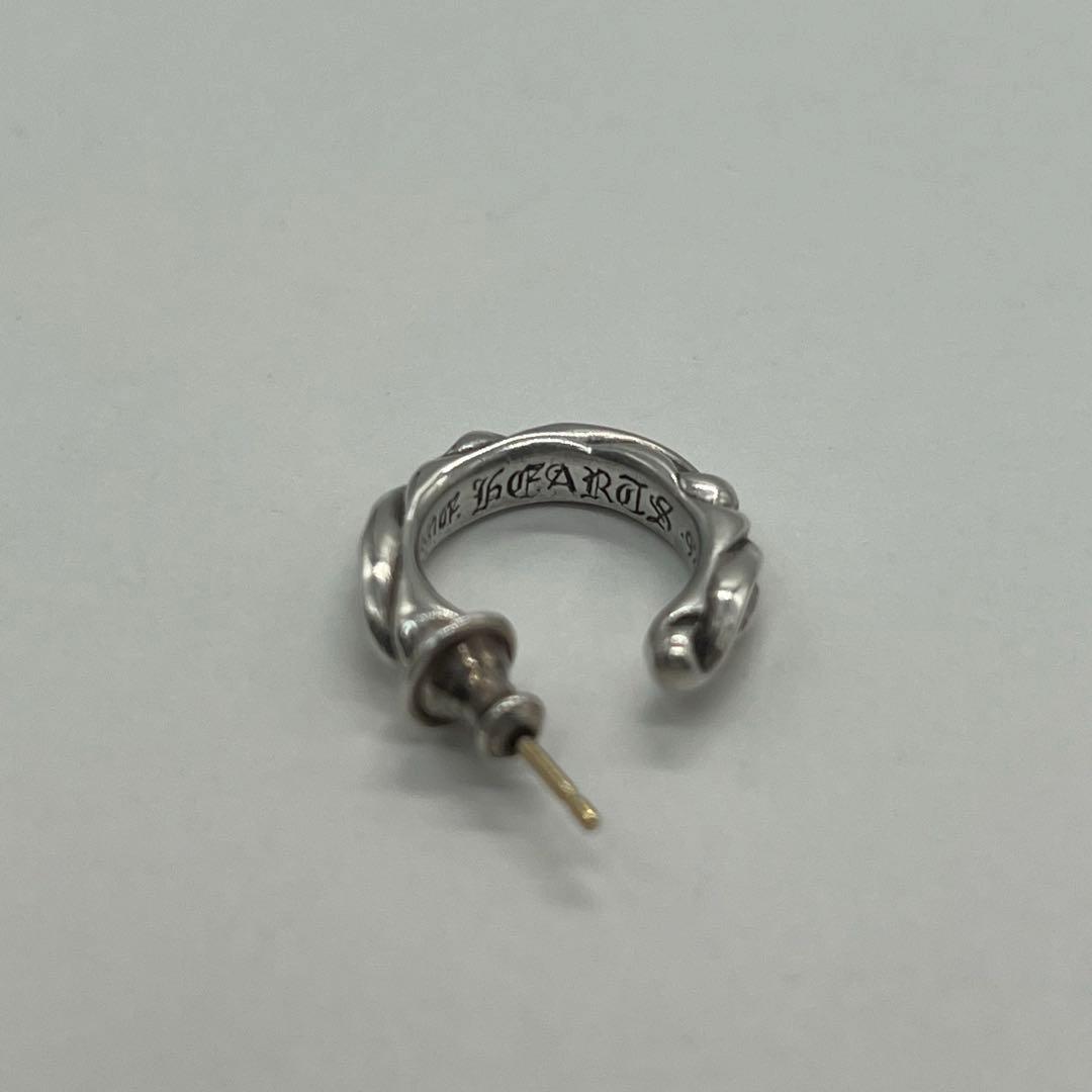 クロムハーツ CHROME HEARTS スクロール フープピアス スモール