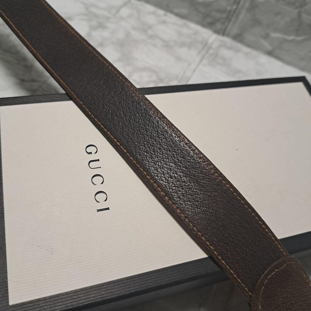 ✨️美品✨️GUCCI グッチ ベルト GGマーモントゴールドバックキャンバス