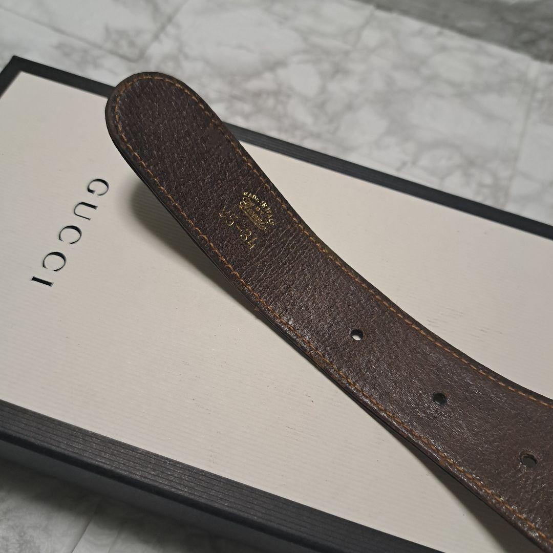 ✨️美品✨️GUCCI グッチ ベルト GGマーモントゴールドバックキャンバス