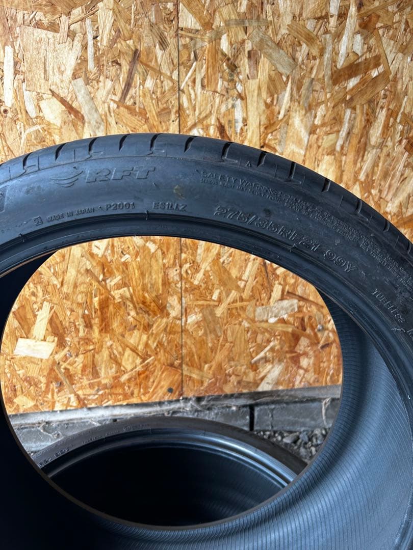 ブリヂストン ポテンザ 275/35R21 ランフラット ①