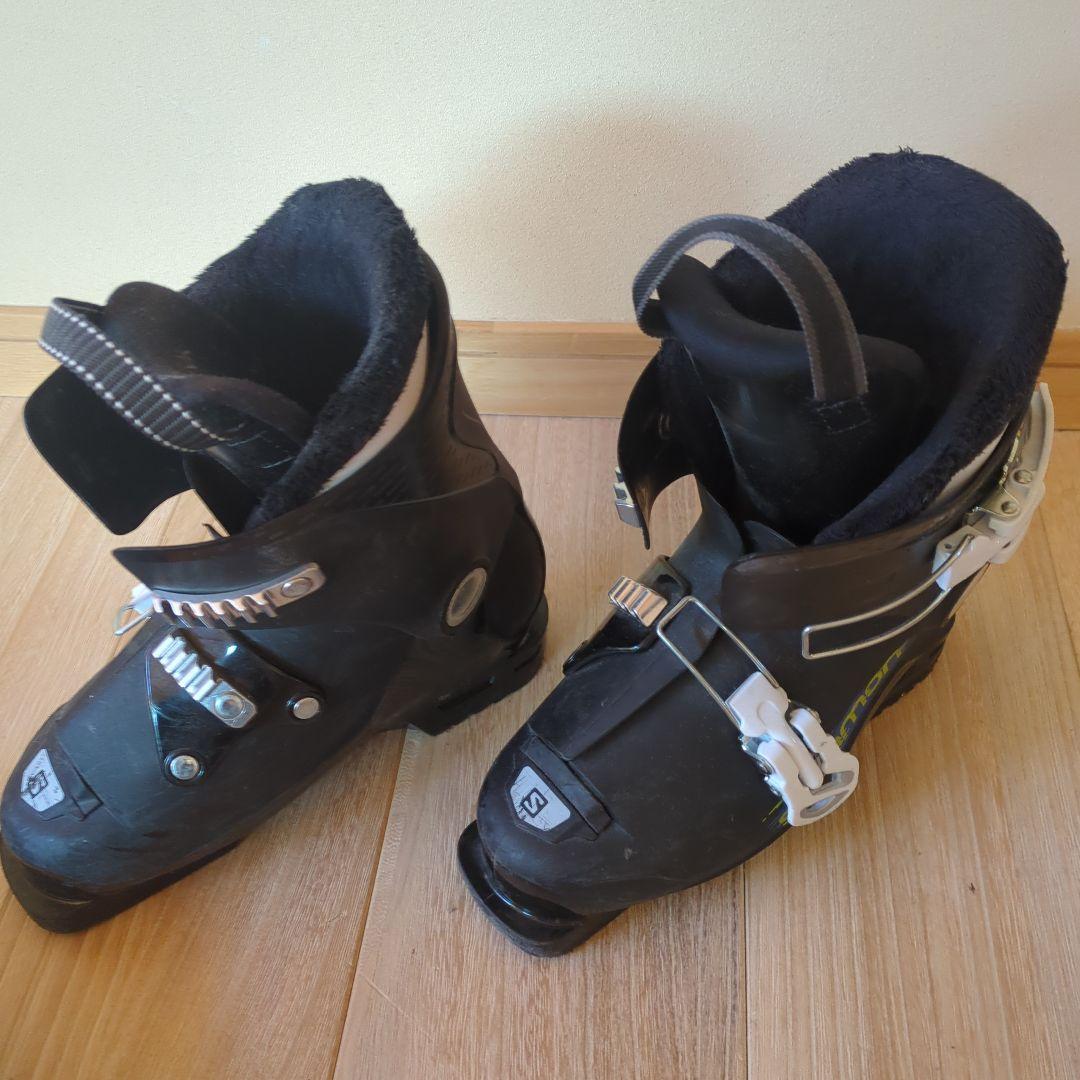 子ども用　スキー セット　(ブーツ∶Salomon、板∶elan)