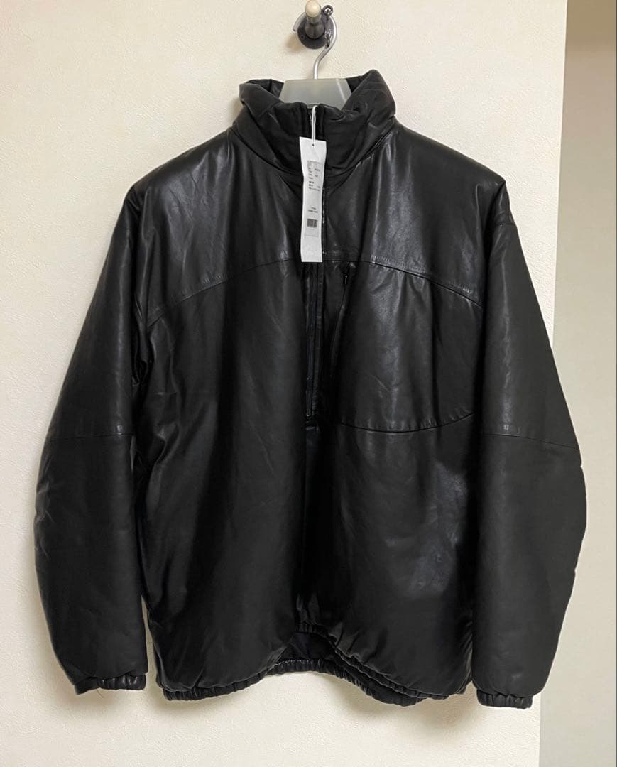 COMOLI 22AW シープスキン ハーフジップ パフジャケット タグ付き ２