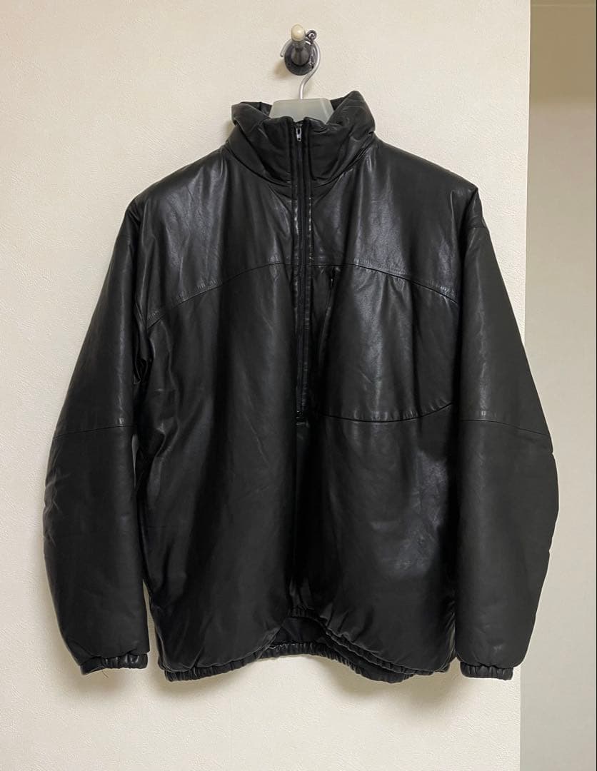 COMOLI 22AW シープスキン ハーフジップ パフジャケット タグ付き ２