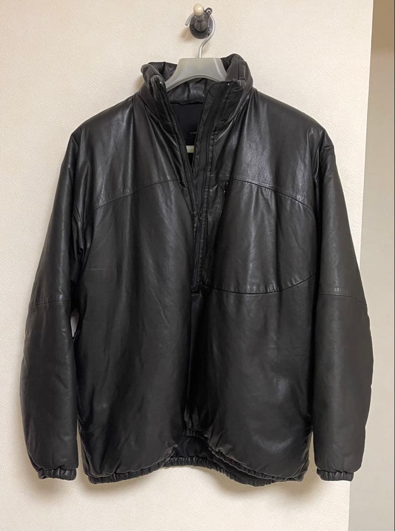 COMOLI 22AW シープスキン ハーフジップ パフジャケット タグ付き ２