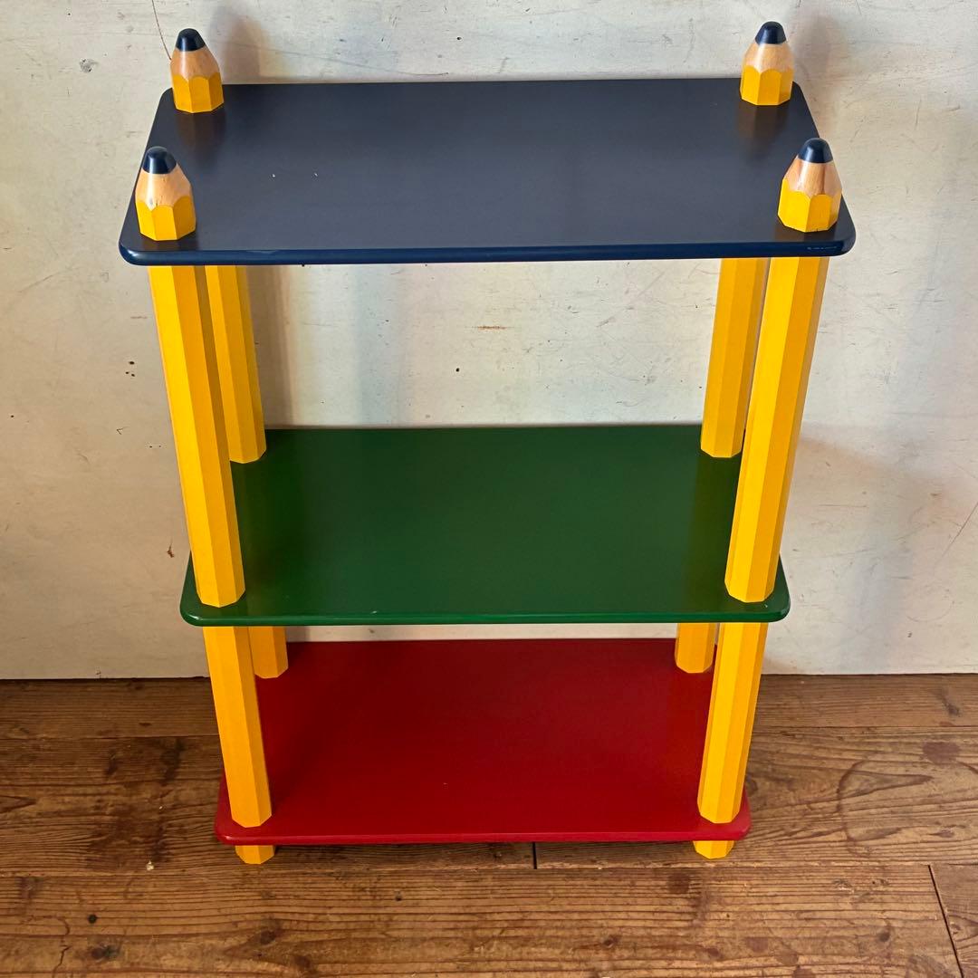 80’s-90’s ポストモダン ヴィンテージ 鉛筆 シェルフ ペンシル