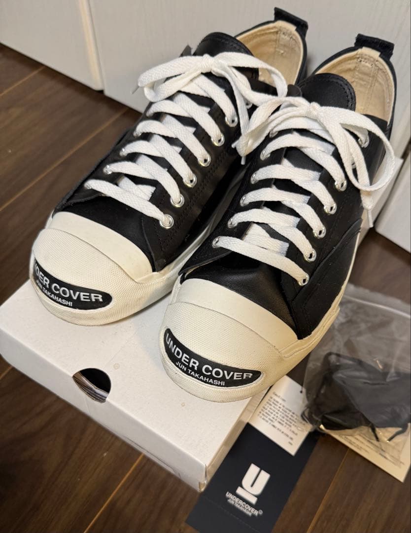 UNDERCOVER アンダーカバー ジャックパーセル24AW ブラック　レザー