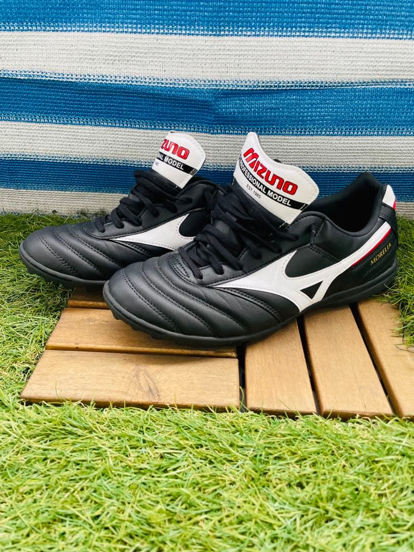 Mizuno サッカーシューズ 専用モデル ブラック/ホワイト　モレリア TF