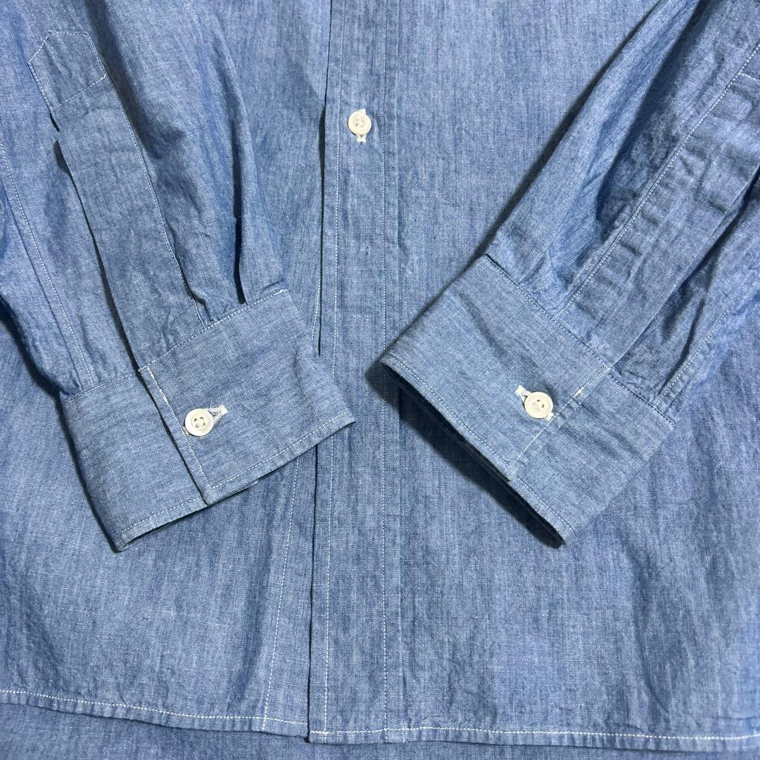 HEUGN シャンブレー長袖シャツ