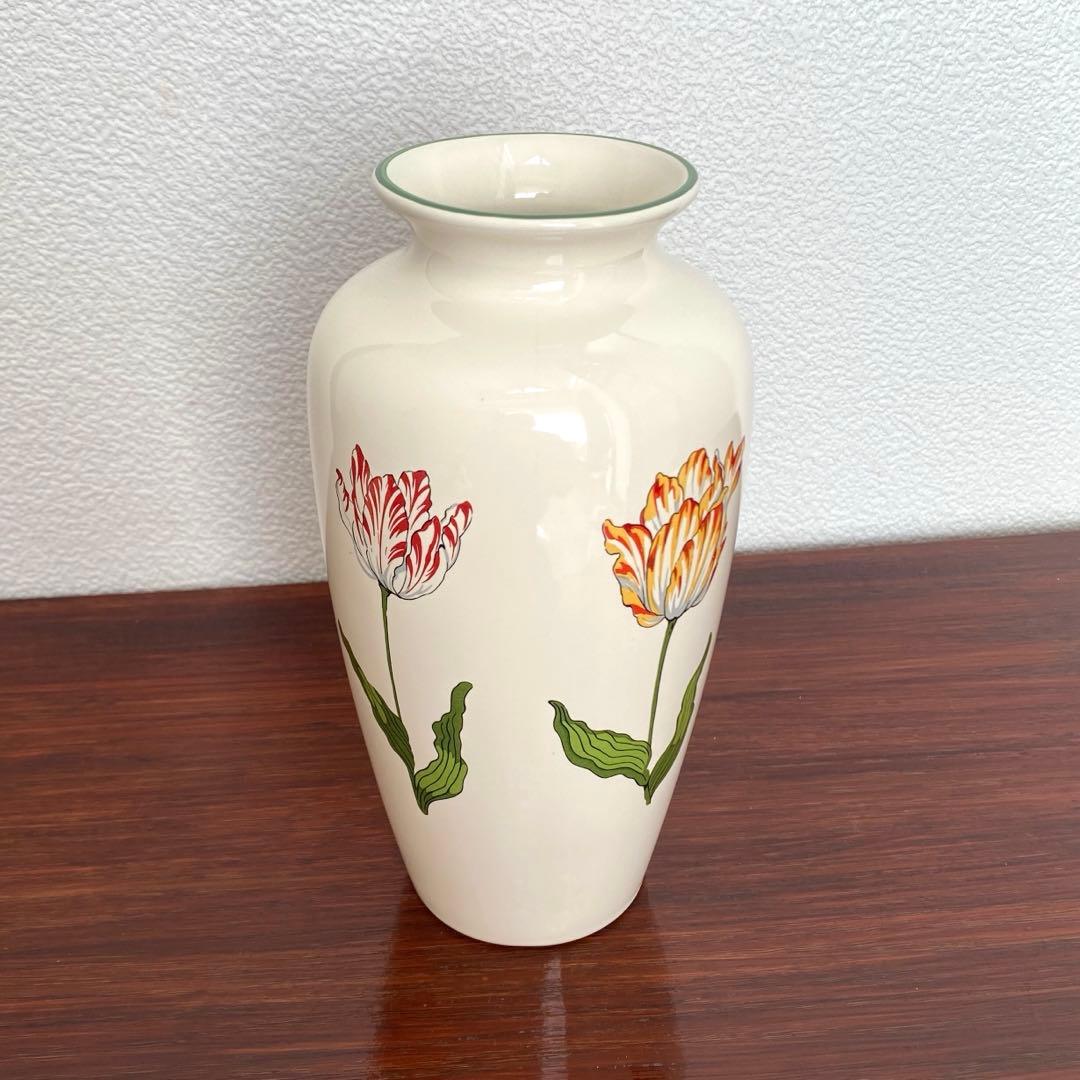 【美品】Tiffanyティファニー チューリップ 花瓶 フラワーベース 花器