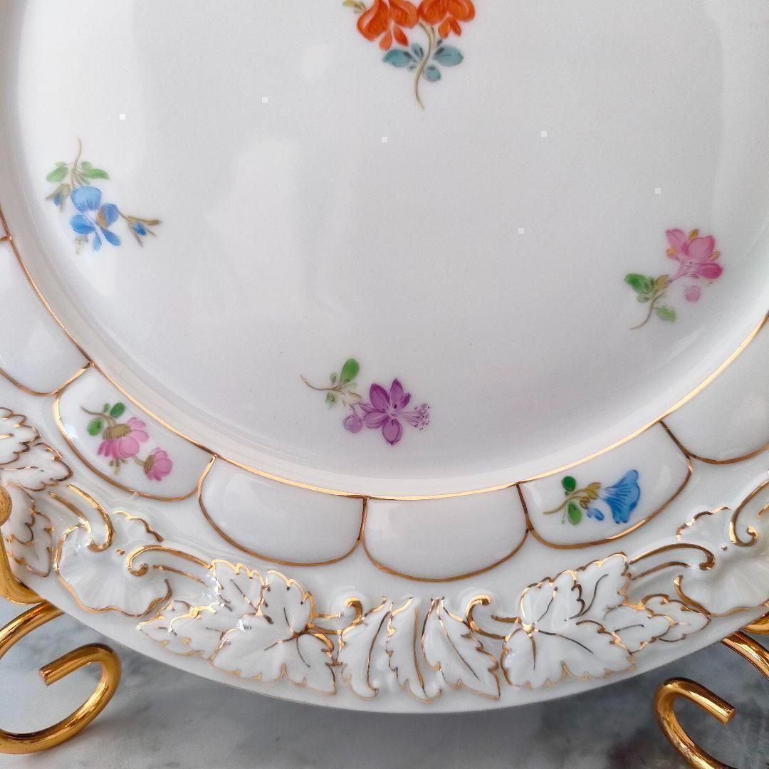 希少品★マイセン 宮廷の小花 Xフォーム トリオ 散らし小花 カップ&ソーサー