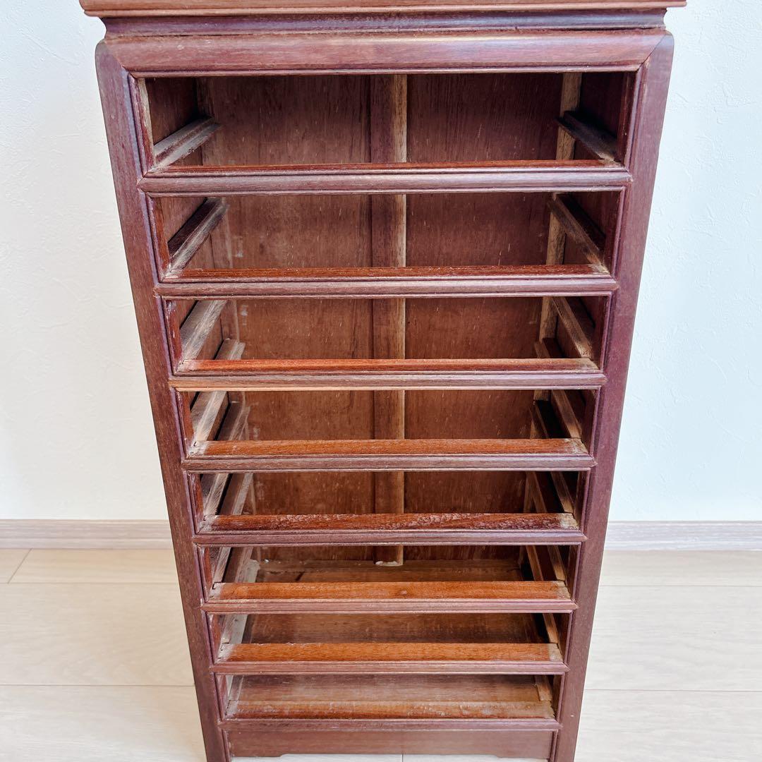 螺鈿細工 箪笥 整理箪笥 8段 木製チェスト 中国骨董 唐木