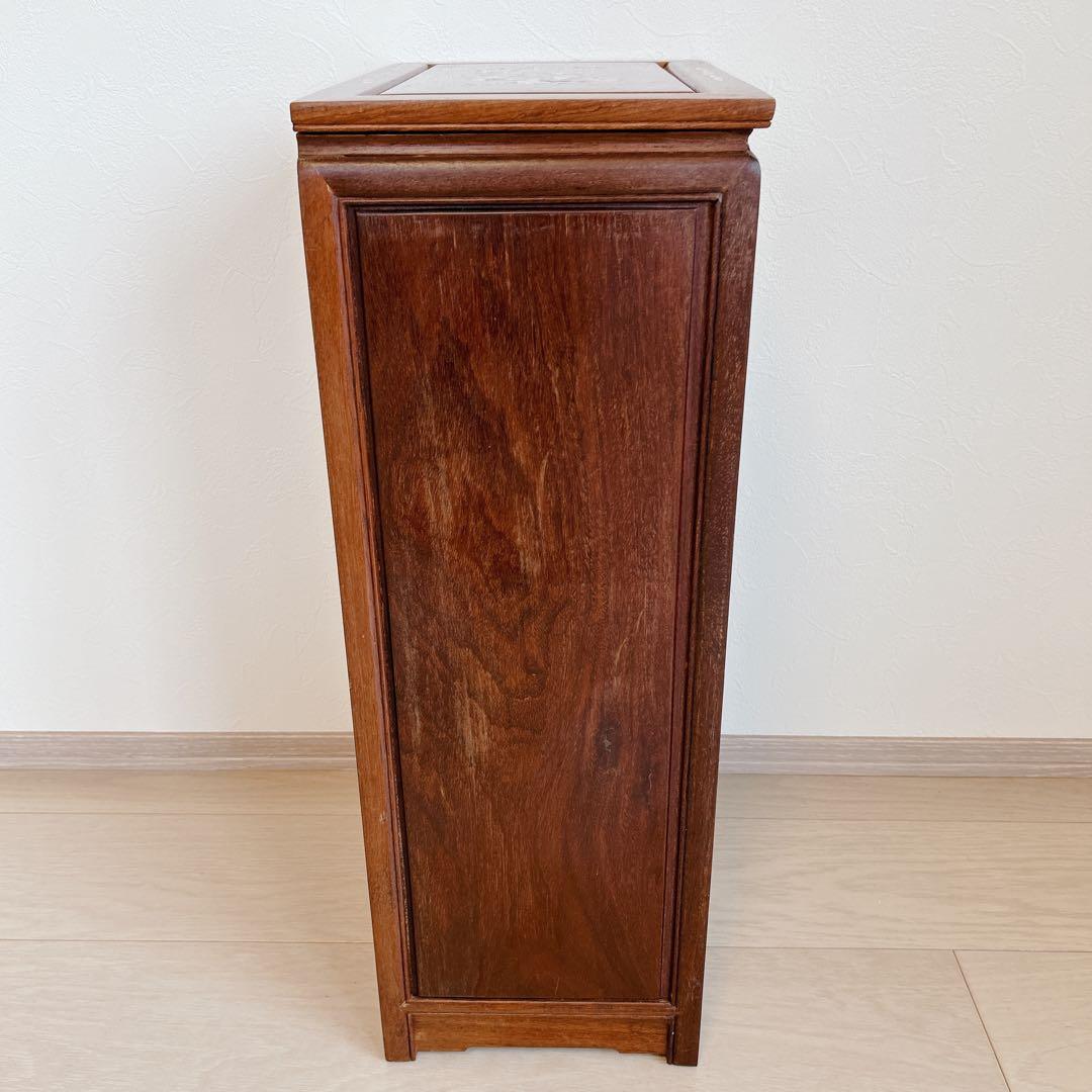 螺鈿細工 箪笥 整理箪笥 8段 木製チェスト 中国骨董 唐木