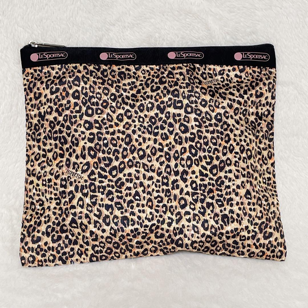 激レア♪ レスポートサック Ｘガール ボストンバッグ レオパード ラージ ポーチ