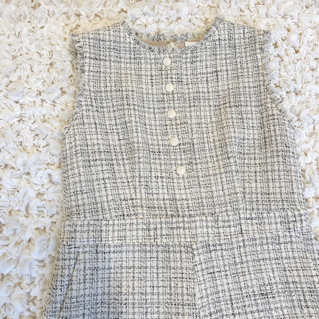 ANAYI オールインワントライスピンツィードオールインワン　38