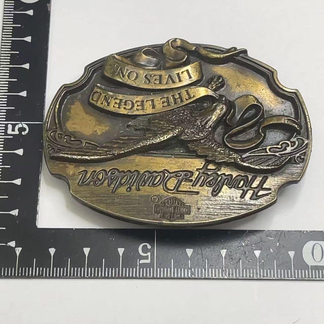 希少 Harley-Davidson ハーレーダビットソン バックル ゴールド