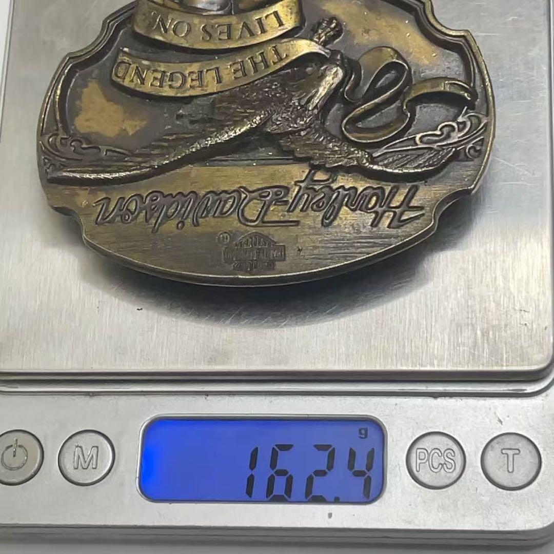 希少 Harley-Davidson ハーレーダビットソン バックル ゴールド