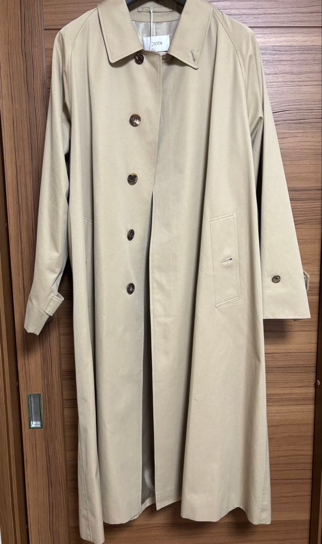 CIOTA シオタ ギャバジン バルマカンコート COLM-113M サイズ5