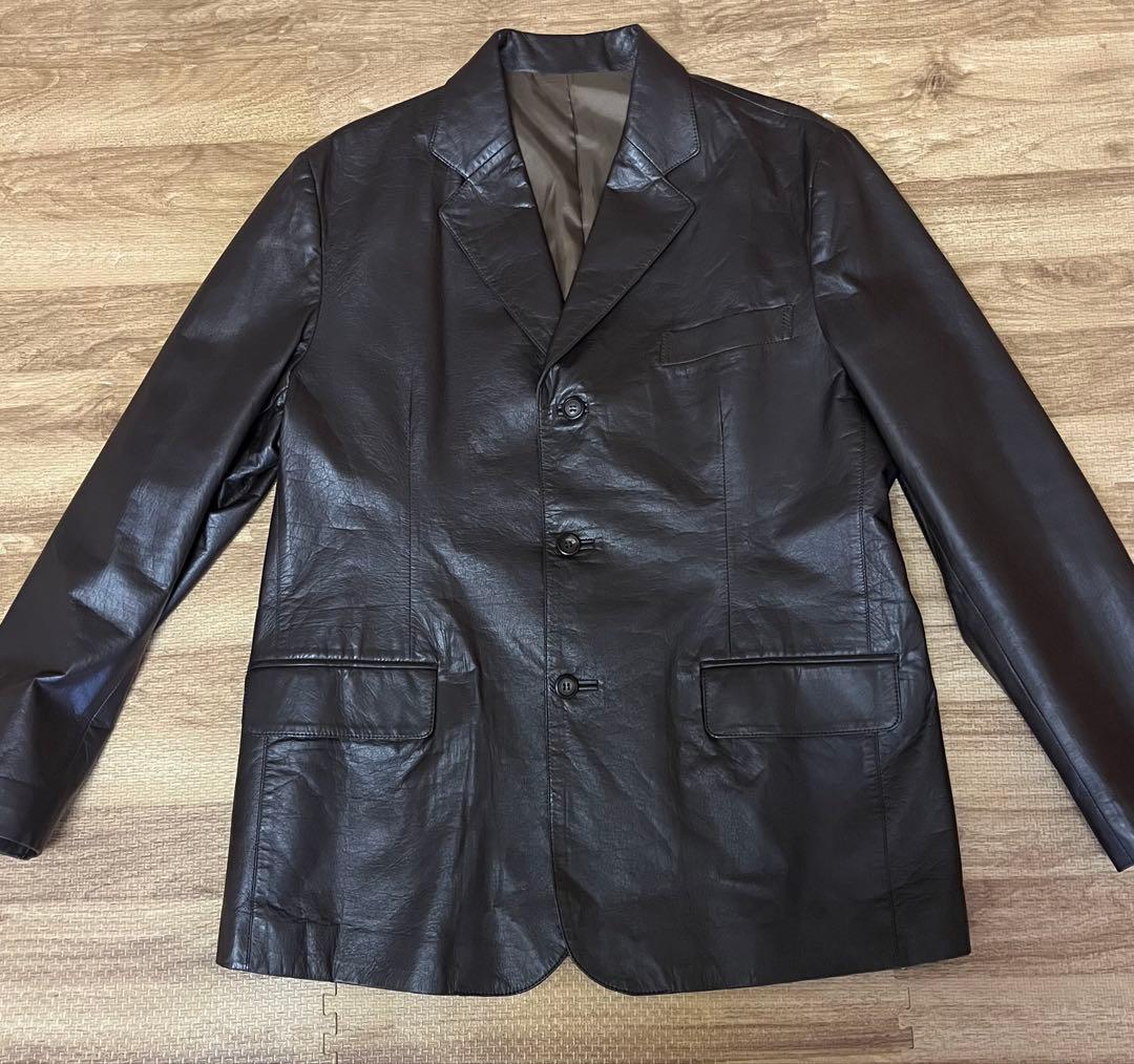 【Haruf】ハルフ　ディアスキンテーラードジャケット