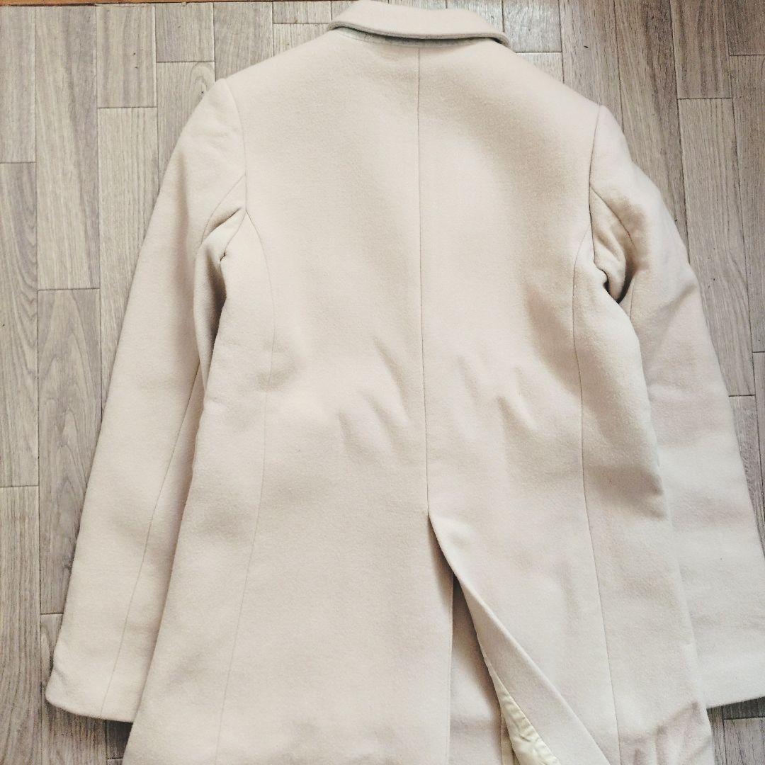 美品 CYCLAS ロングコート 36 シクラス アイボリー
