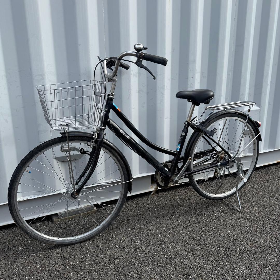 みき　街乗り用自転車 26インチ カゴ/鍵/オートライト/6段変速付