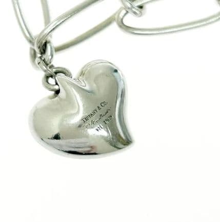 ティファニー エルサペレッティ カーブドハート ブレスレット