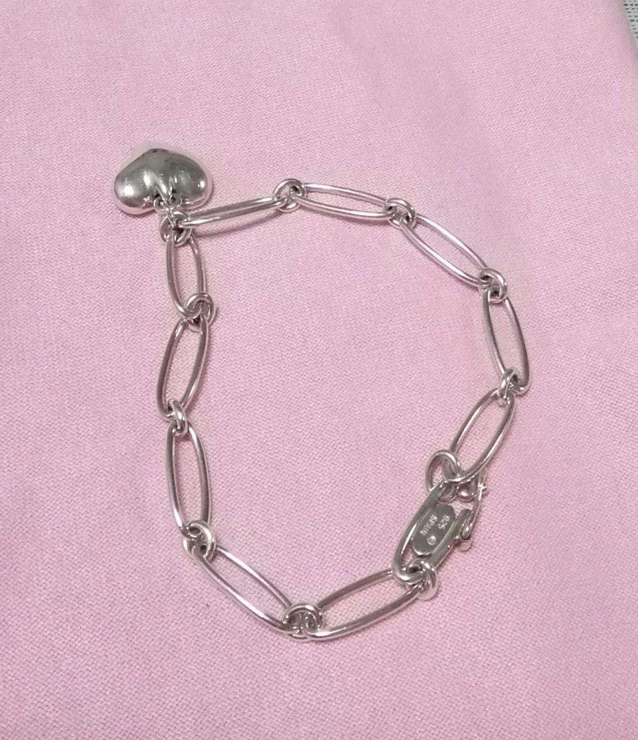 ティファニー エルサペレッティ カーブドハート ブレスレット