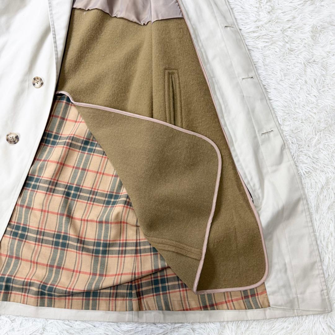 J.PRESS ジェイプレス　ステンカラーコート　ライナー付き　チェック柄　冬春